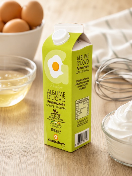 Confezione di albume d'uovo pastorizzato SpeedyEggs, formato 1 kg